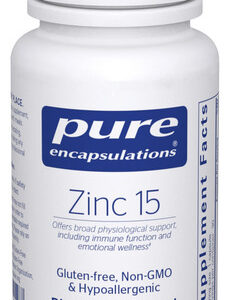 Suplemento De Encapsulamentos Puros De Zinco 15 Mg Com 30 Cá