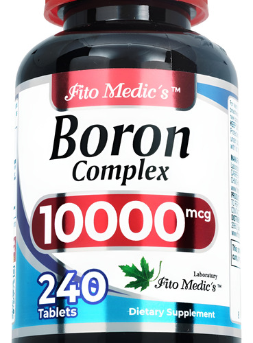 Suplemento De Boro Fito Medic"s 10 Mg - 240 Porções