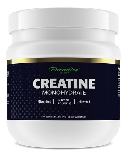 Pó De Monohidrato De Creatina Paradise - Micronizado Para Me