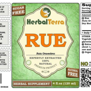 Herbal Terra Llc Arruda Orgânica Glicerina Sem Álcool 240