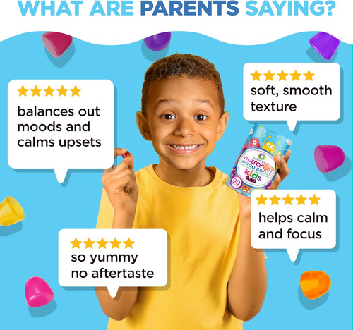 Nutramin Kids Mood Boost Vegam Vitamin Gummy: Suplemento Cal - Imagem 7