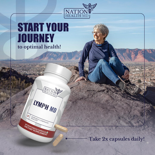 Nation Health Md Lymph Md - Suplemento Para Sistema Linfátic - Imagem 18