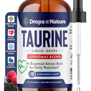Suplemento Drops Of Nature Taurine Liquid 60ml Mixed Berry