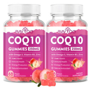 Suplementos Gomas Bvivloo Coq10 250 Mg Com Ômega-3, Vitamina