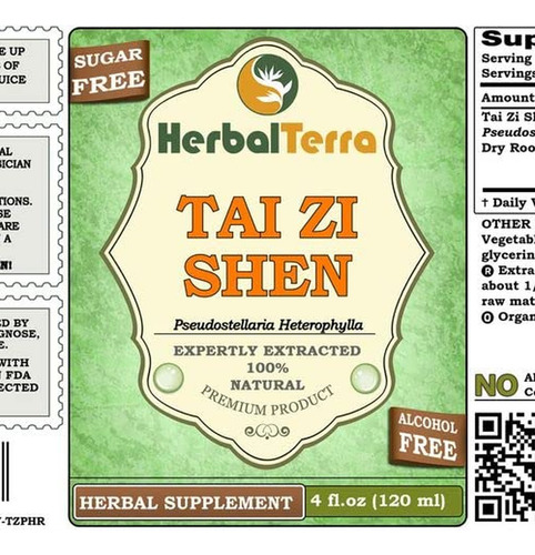 Herbal Terra Llc Glicerita De Raiz De Pseudostellaria 4x120