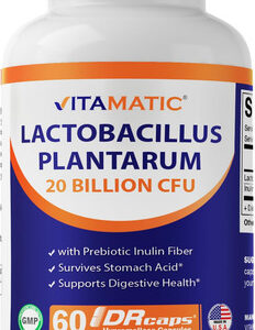 Suplemento Vitamático Lactobacillus Plantarum 20b 60 Cápsula