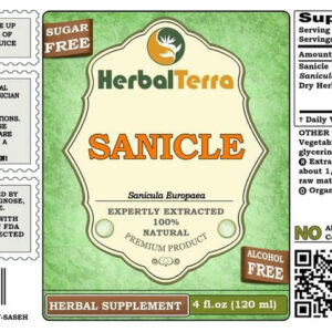Herbal Terra Llc Sanicle Glicerita Sem Álcool 20x120 Ml