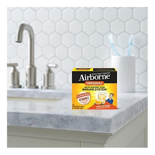 Vitamina C Airborne 1000 Mg 30 Comprimidos Efervescentes - Imagem 24
