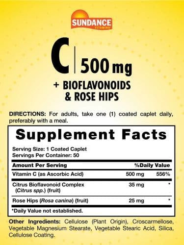 Vitamina C 500mg Com Bioflavonóides E Rosa Mosqueta | Vegeta - Imagem 6