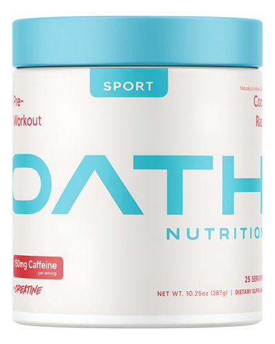 Pó Pré-treino Oath Nutrition Sport Sugar Free Coco Razz