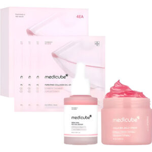Medicube Trio De Pele Brilhante De Vidro Rosa 4 Peças