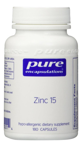Pure Encapsulations Zinc 15 Mg - Suplemento De Picolinato De - Imagem 6