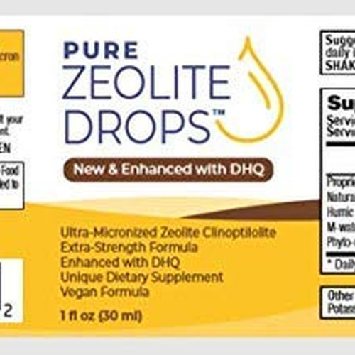 Gotas De Zeólita Pura 1 Oz Suporte - Imagem 2