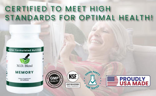 Md Blend Memory - Mistura Natural - Suplemento Formulado Por - Imagem 4