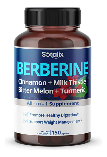 Suplemento Sotalix Suplemento Premium Berberina 150