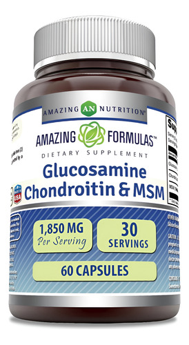 Suplemento De Glucosamina E Condroitina Amazing Nutrition