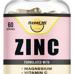Suplemento Happi Mi Nutrition Zinco 100mg Com Magnésio 150mg