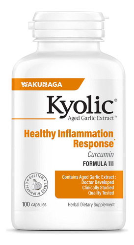 Suplemento Kyolic Aged Alho Extract Formula 111 100 Cápsulas
