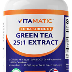 Suplemento Vitamático De Extrato De Chá Verde 25x Concentrad