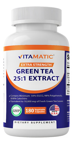 Suplemento Vitamático De Extrato De Chá Verde 25x Concentrad