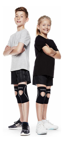 Manga De Joelho De Neoprene Infantil Rehband Com Abertura De - Imagem 4