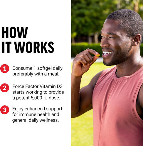 Cápsulas Gelatinosas De Vitamina Diu Do Fator De Força, Supl - Imagem 4