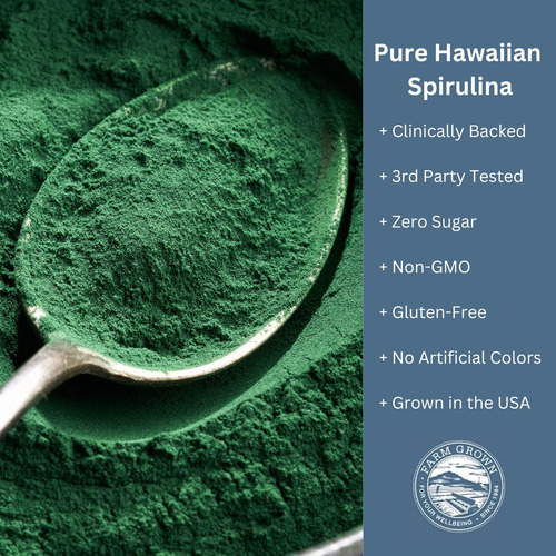 Espirulina Em Pó Nutrex Hawaii Pure Hawaiian 150ml - Imagem 2