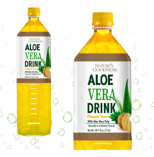 Bebida De Abacaxi E Aloe Vera Nature"s Goodness