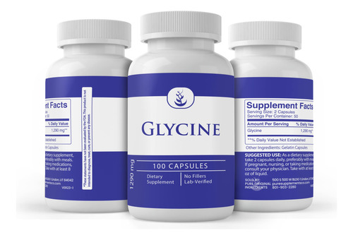 Suplemento Dietético Pure Original Ingredients Glycine 100 C - Imagem 4