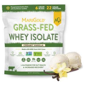 Proteína Whey Isolada Em Pó Alimentada Com Pasto - Sabor Cr