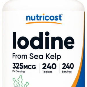 Nutricost Iodo Natural De Algas Marinhas 325mcg