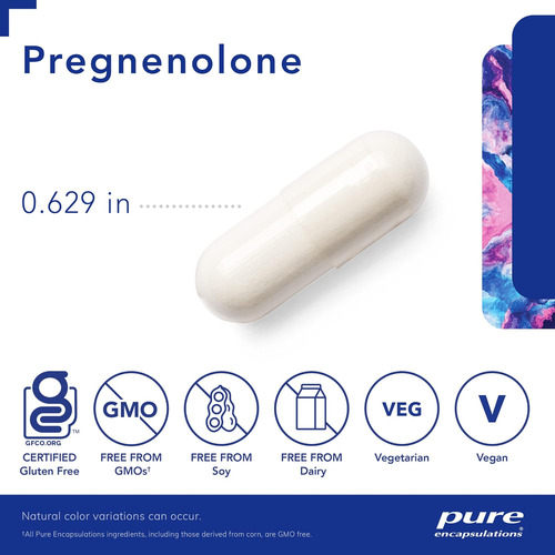 Pure Encapsulations Pregnenolona 10 Mg - Suporta Memória E E - Imagem 11