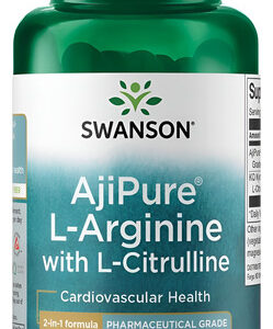 Aminoácido Swanson Ajipure L-arginina Com L-citrulina 60 De