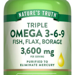 Suplemento Ômega 3-6-9 Nature&quots Truth 3600mg - 120 Cápsulas