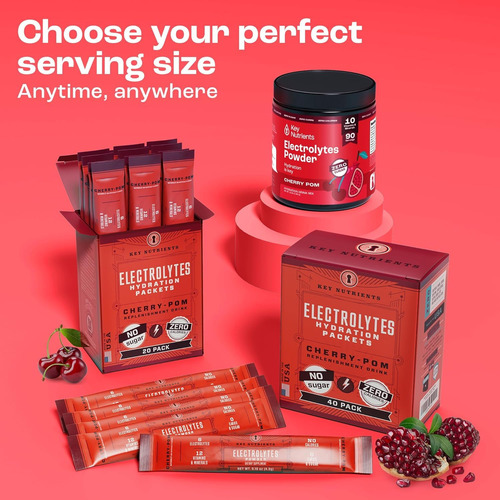 Eletrólitos Em Pó Keynutrients Zero Calorie 90/40/20 Serv - Imagem 9