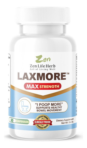 Suplemento Natural Zen Life Herb Zen Life Laxmore 30 - Imagem 2