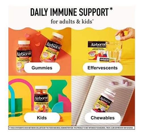 Vitamina C Airborne 1000 Mg 30 Comprimidos Efervescentes - Imagem 19