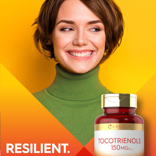 Suplemento Carlyle Carlyle Tocotrienol 150mg 60 Cápsulas De - Imagem 7