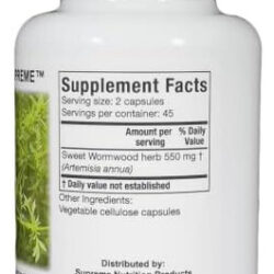 Supreme Nutrition Artemisia Supreme, 90 Cápsulas Vegetariana