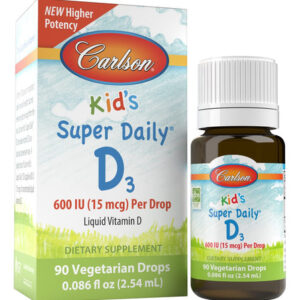 Suplemento De Vitamina D Carlson Kid&quots Super Daily D3 15mcg