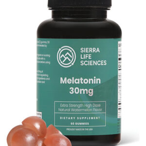 Sierra Life Sciences Gomas De Melatonina Veganas 30 Mg