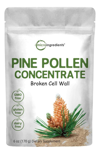 Microingredientes Em Pó De Pólen De Pinho Puro, 6 Onças, Col