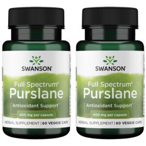 Swanson Purslane 400 Mg 60 Cápsulas Vegetais