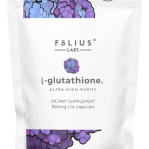 Folius Labs Suplemento De L-glutationa De Ultra Alta Resistê