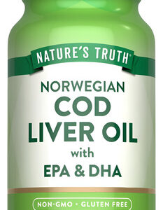 Óleo De Fígado De Bacalhau Norueguês Nature&quots Truth 100%