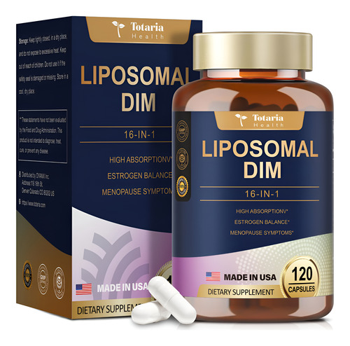 Suplemento Totaria Dim 400 Mg Lipossomal Extra Strength 120