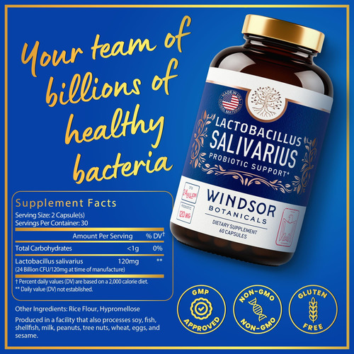 Probiótico Lactobacillus Salivarius - 24 Bilhões De Ufc L Pr - Imagem 10