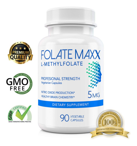 Folatemaxx L-metilfolato 5 Mg 90 Cápsulas Folato Ativo Profi - Imagem 14