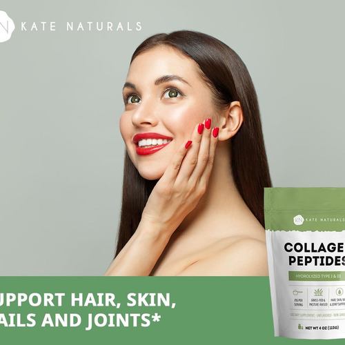 Pó De Colágeno Kate Naturals Kate Naturals Para Cabelos E - Imagem 3