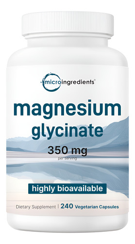 Suplemento De Microingredientes Glicinato De Magnésio 350mg